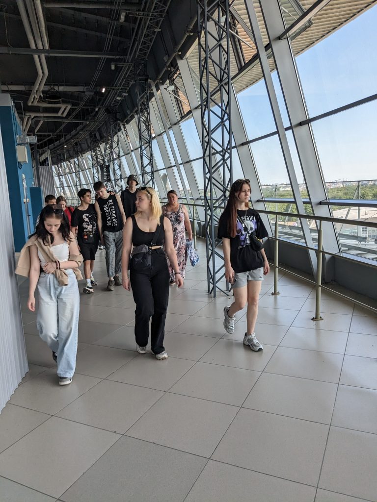 Экскурсия для воспитанников ЦССВ №9 по стадиону «Газпром арена»